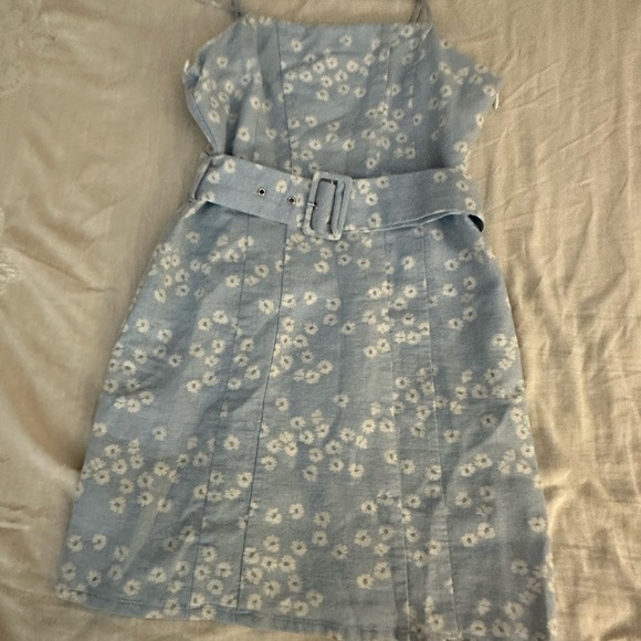 Zara Floral Printed Linen Blend Dress (23) - Picture 10 of 11